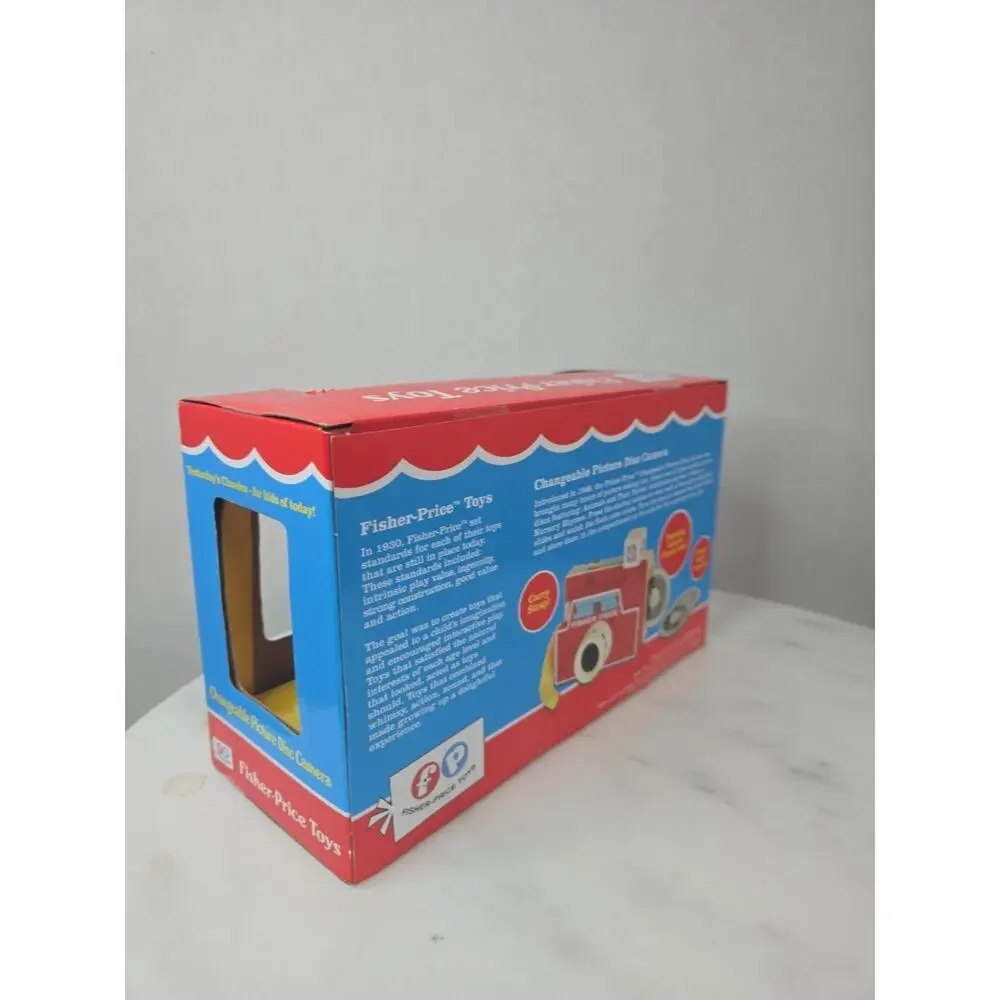 Fisher-Price Changeable Picture Disc Camera 3 Bonus Discs Full Color Image Retro